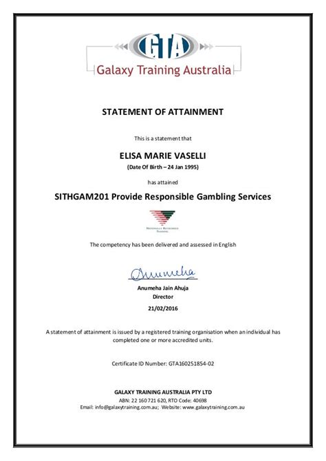 rsg certificate|rsa and rsg online.